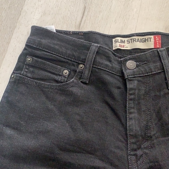 Womens Repurposed‎ 514 Levis shorts black summer beach travel size 29 - Picture 6 of 10